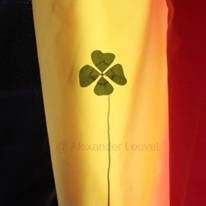 Für das Belgien zu viert hat Karl-Heinz Lambertz sogar schon ein äußeres Erkennungsmerkmal entwerfen lassen: ein vierblättriges Kleeblatt mit der belgischen Trikolore als Hintergrund.