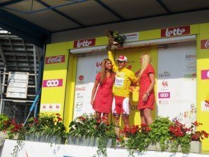 Alexandr Kolobnev, Etappensieger in Eupen und erster Träger des Gelben Trikots bei der Tour de Wallonie. Foto: OD