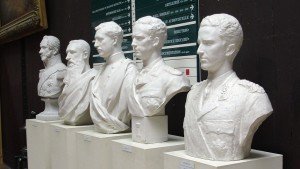 Die Könige der Belgier von 1830 bis 1993, von links: Leopold I., Leopold II., Albert I., Leopold III. und Baudouin I. Foto: Wikipedia