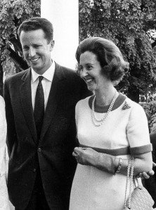 König Baudouin (oder Balduin?) mit Königin Fabiola 1969. Foto: Wikipedia