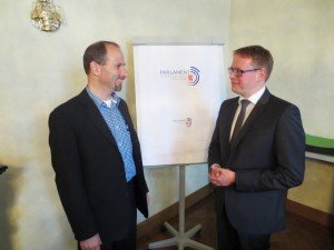 PDG-Präsident Alexander Miesen (rechts) mit Generalsekretär Stephan Thomas. Foto: OD