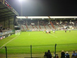 Das altehrwürdige Bosuil-Stadion in Antwerpen (Archivfoto) war einst eine Hochburg des belgischen Fußballs mit den legendären Länderspielen zwischen Belgien und den Niederlanden.