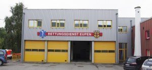 Das Gebäude des Rettungsdienstes der Eupener Feuerwehr. Foto: Gerd Comouth