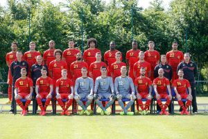 Der WM-Kader der Roten Teufel. Foto: Belga