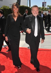 Robin Williams mit seiner Frau Susan Schneider in Los Angeles. Foto: Shutterstock