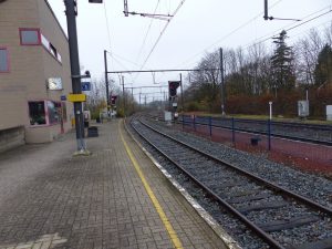 ...und am Eupener Bahnhof. Foto: OD