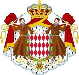 Das Wappen des Fürstentums Monaco. Foto: Wikipedia