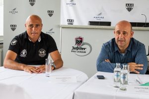 Sportdirektor Josep Colomer (rechts) unterstützte noch einmal Trainer Bartolomé Marquez Lopez (rechts). Foto: Christian Willems