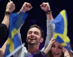 Mit der Pophymne «Heroes» hat der Sänger Måns Zelmerlöw für Schweden den diesjährigen Eurovision Song Contest gewonnen. Foto: dpa
