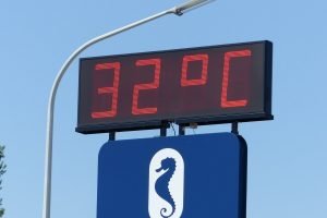 An der Herbesthaler Straße in Eupen wurden am Montag gegen 16.30 Uhr 32 Grad gemessen. Foto: OD