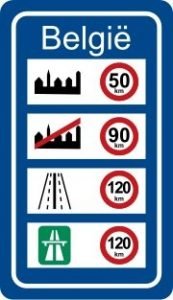 Ab 2017 wird in Flandern die 90 durch 70 ersetzt. Foto: Wikipedia