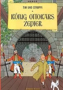 Das Cover von "König Ottokars Zepter" aus der Reihe "Tim und Struppi".