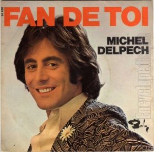 Michel Delpech auf einem Plattencover in den 70er Jahren.