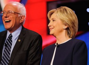 Wie werden sich die Anhänger von Bernie Sanders (hier im Bild mit Hillary Clinton) im Wahlkampf verhalten? Foto: Shutterstock