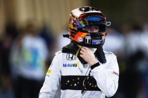Stoffel Vandoorne bei seinem bisher einzigen Grand Prix Anfang April 2016 in Bahrain. Foto: Twitter/McLaren