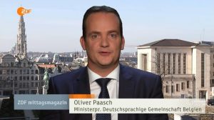 DG-Ministerpräsident Oliver Paasch am Mittwoch live im Mittagsmagazin des ZDF.