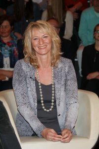 Silke Naun-Bates am 24. Mai 2016 als Gast der TV-Talkshow "Markus Lanz". Foto: dpa