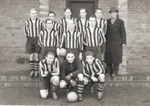 Die Mannschaft von Alemannia Aachen 1950. Foto: Die Lupe