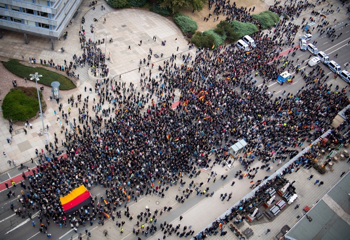 Deutschland Chemnitz im Zeichen von Demos – Wut trifft auf Hoffnung