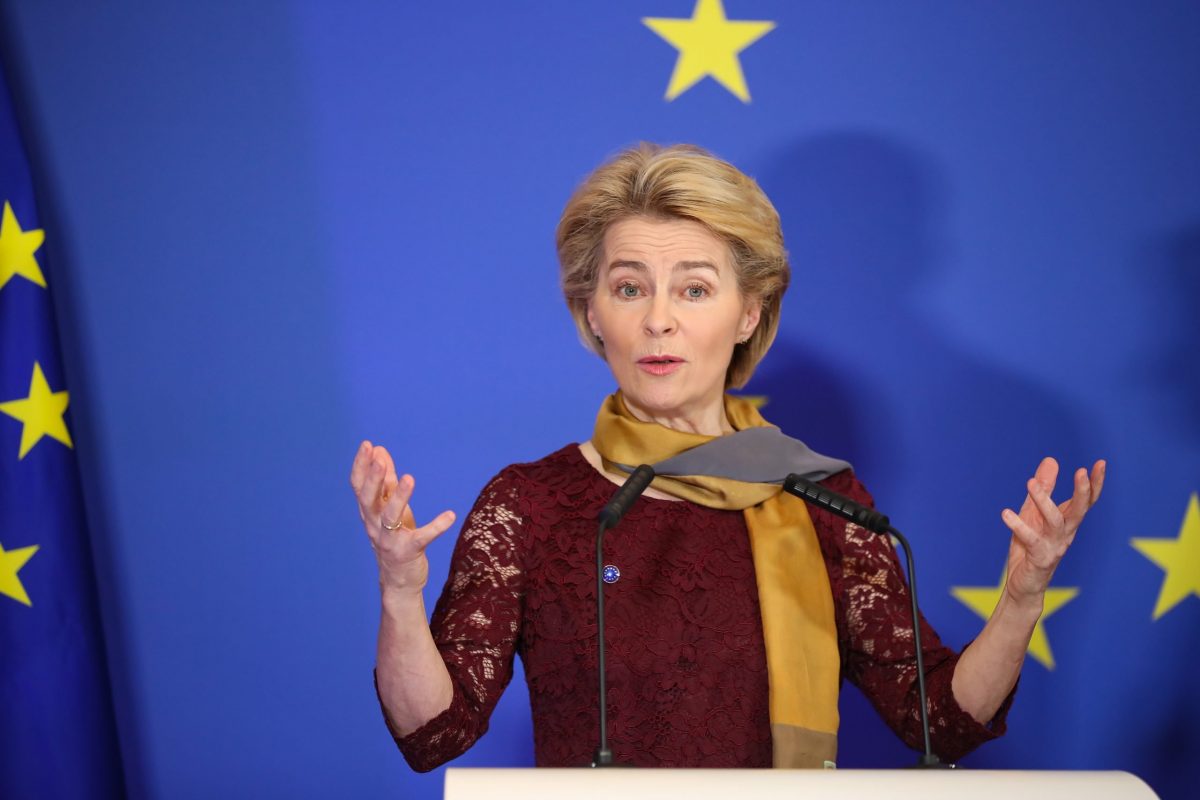 Ursula von der Leyen bezieht ihr Zimmer in der Kommission in Brüssel