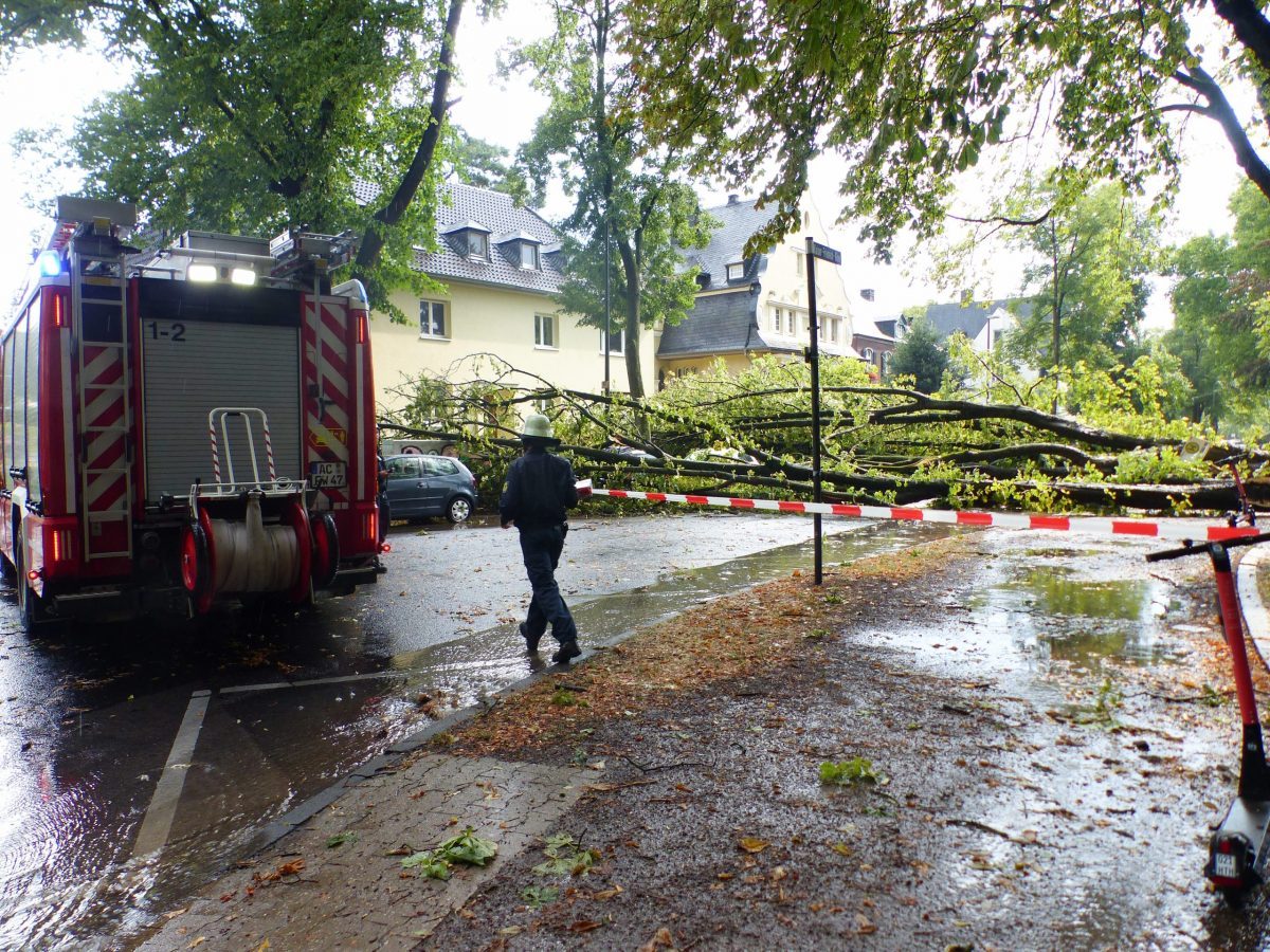 Schweres Unwetter in Aachen am Dienstag [Fotogalerie] Ostbelgien Direkt